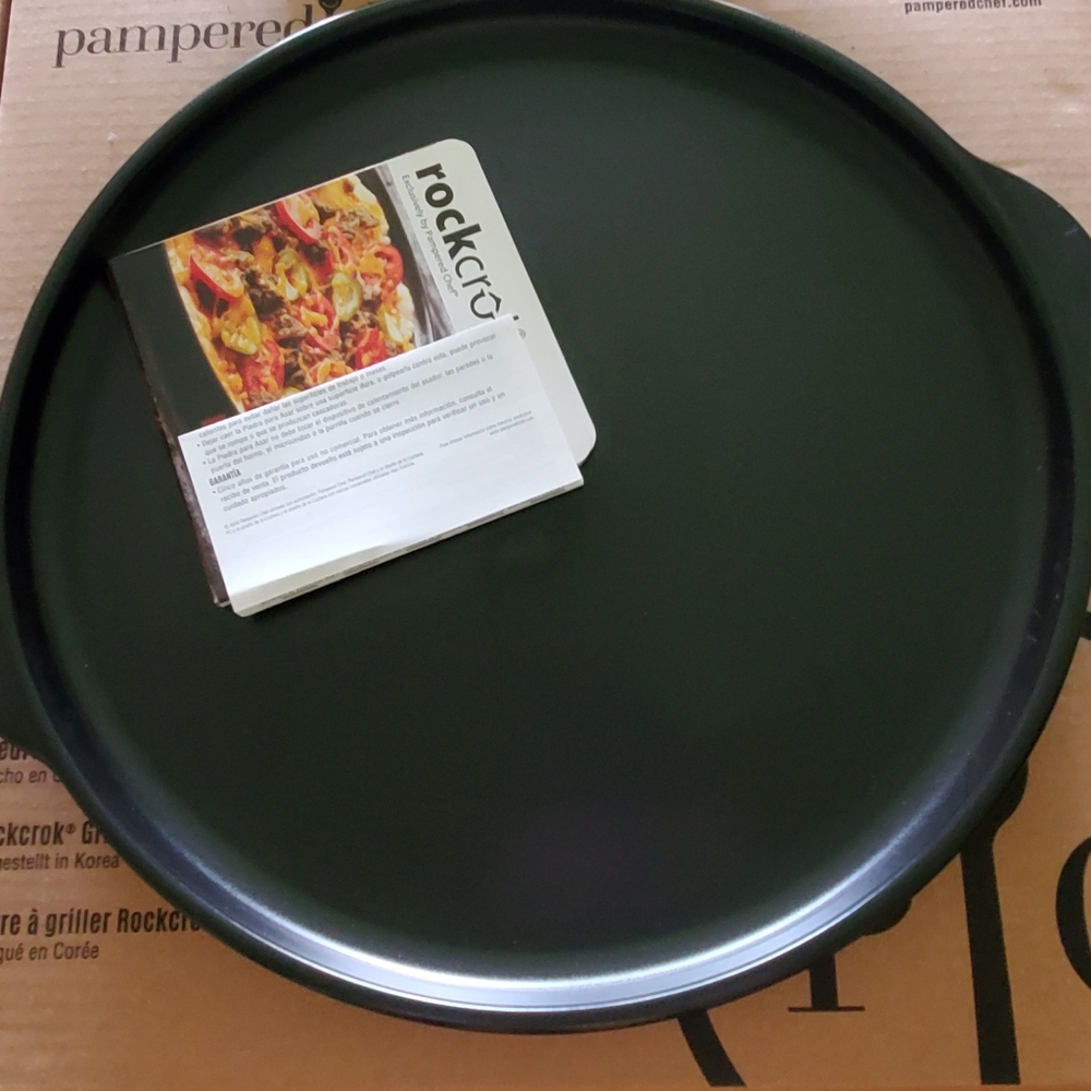 Pampered Chef Rock Crock,Grilling Basket,and tools